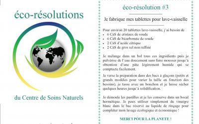éco-résolution #3 – je fabrique mes tablettes pour lave-vaisselle