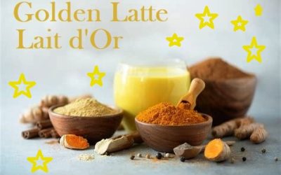 INFOLETTRE #92 ☀️🥛 GOLDEN LATTE 🍯 LAIT D&rsquo;OR☀️🥛 – décembre 2023